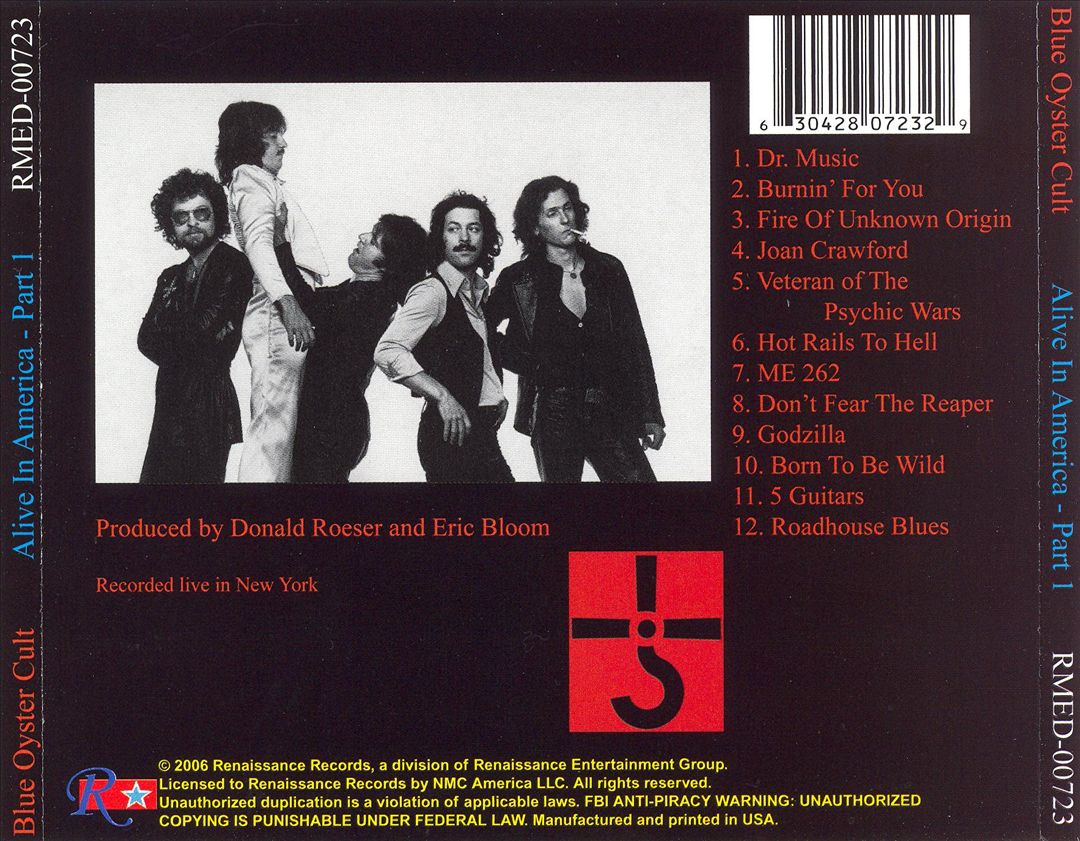 Alive in America, Pt. 1 cover art