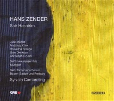 Hans Zender: Shir Hashirim cover art