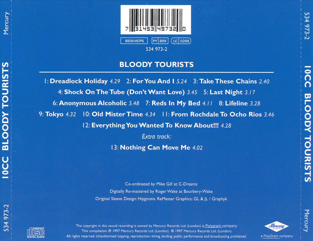 Bloody Tourists cover art