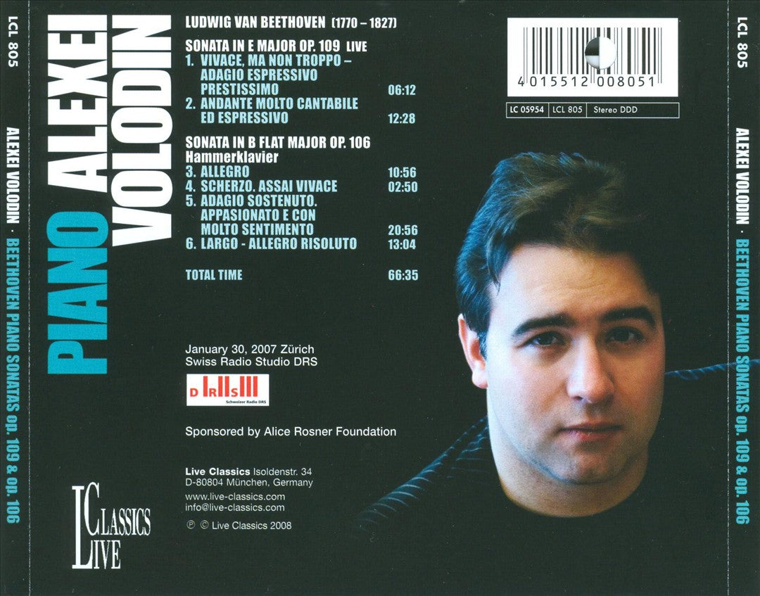 Beethoven: Piano Sonatas Op. 109 & Op. 106 cover art