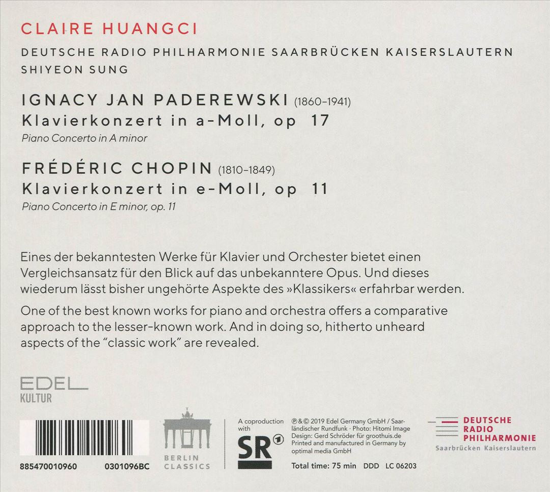 Paderewski, Chopin cover art