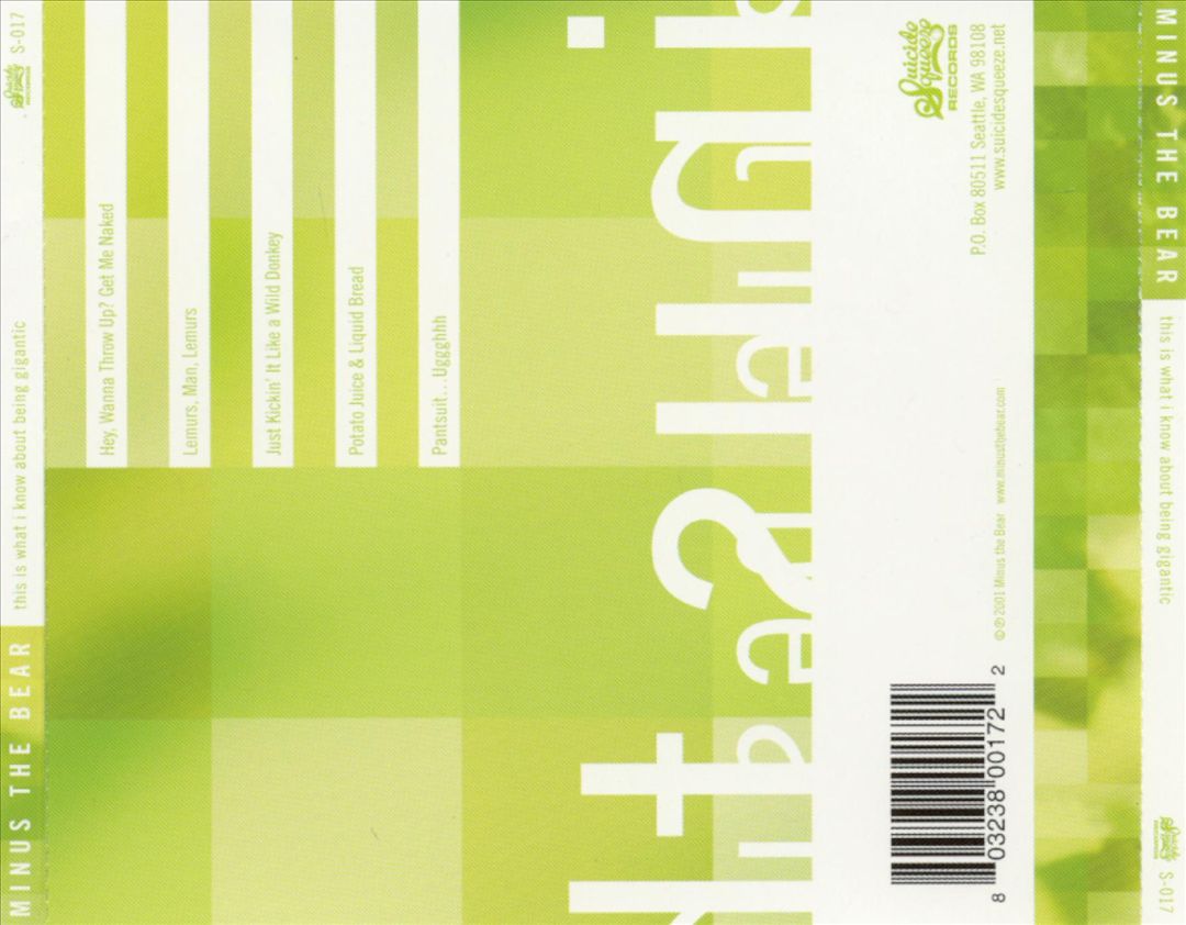 This Is What I Know About Being Gigantic cover art