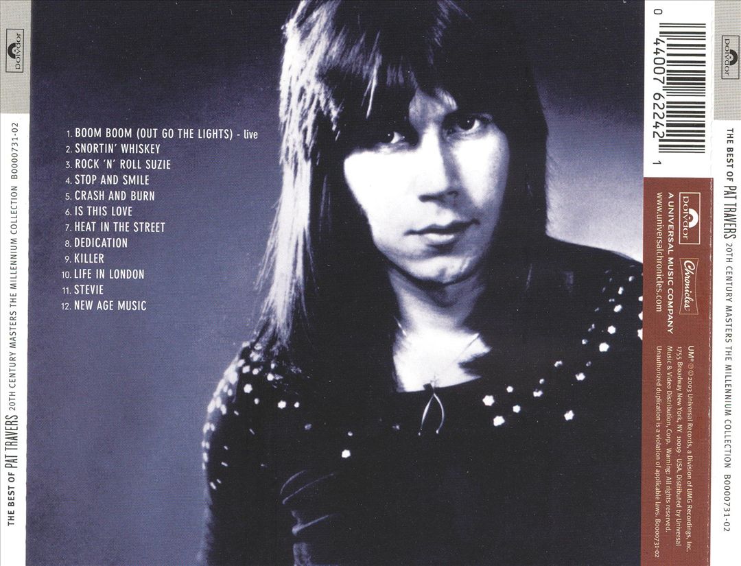 20th Century Masters - The Millennium Collection: The Best of Pat Travers  cover art