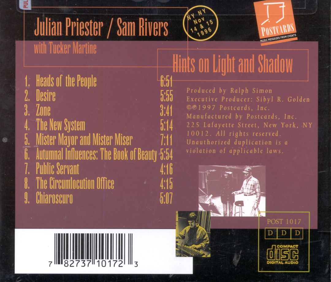 Hints on Light and Shadow cover art