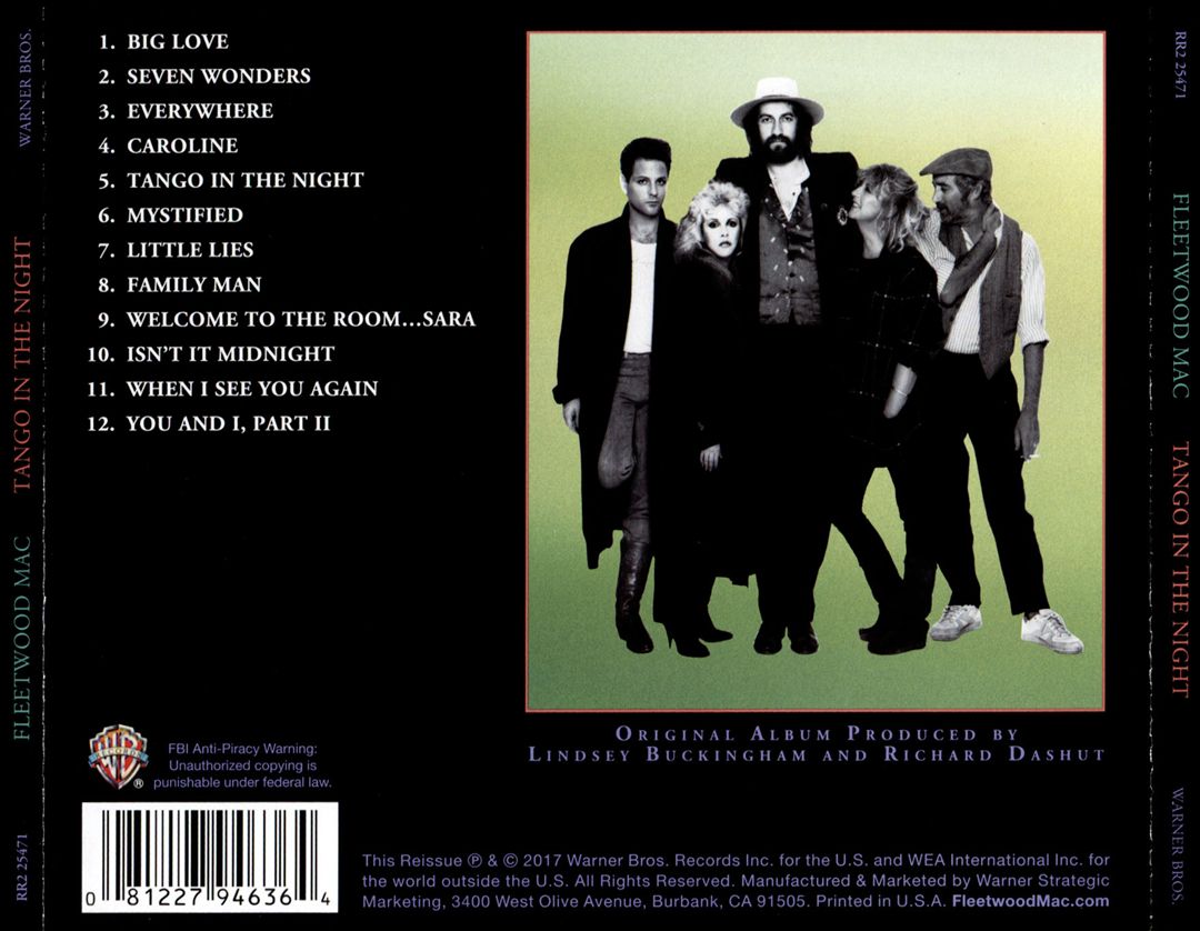 Tango in the Night cover art