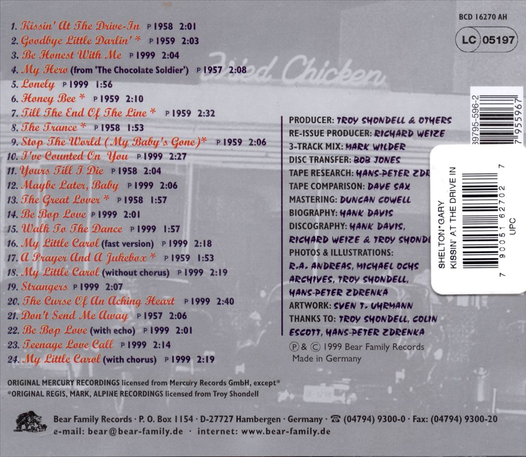 Kissin' at the Drive-In cover art