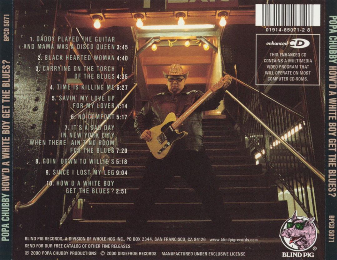 How'd a White Boy Get the Blues? cover art