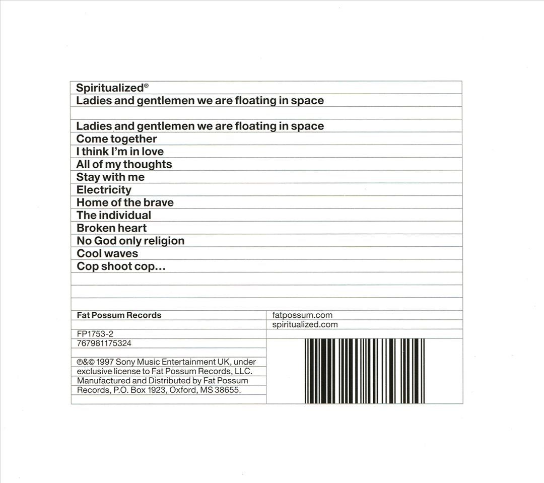 Ladies and Gentlemen... We Are Floating in Space cover art