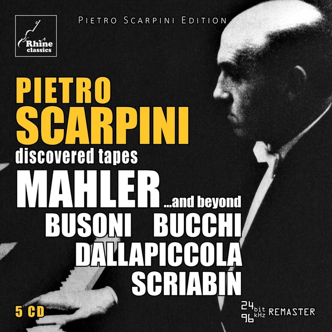 Pietro Scarpini: Discovered Tapes - Mahler ... and Beyond cover art