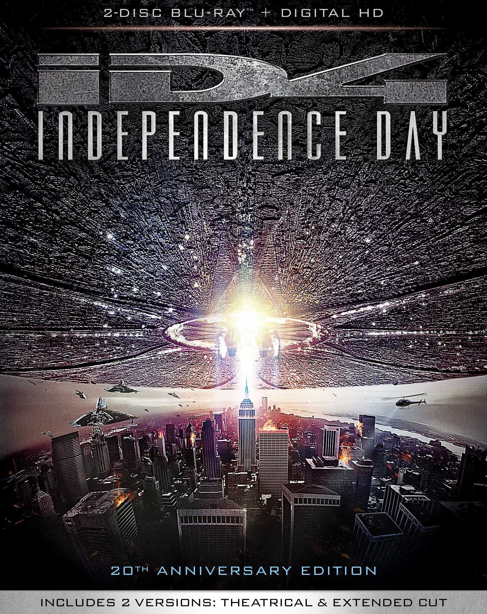 Independence Day [Includes Digital Copy] [Blu-ray] [20th Anniversary Edition] cover art