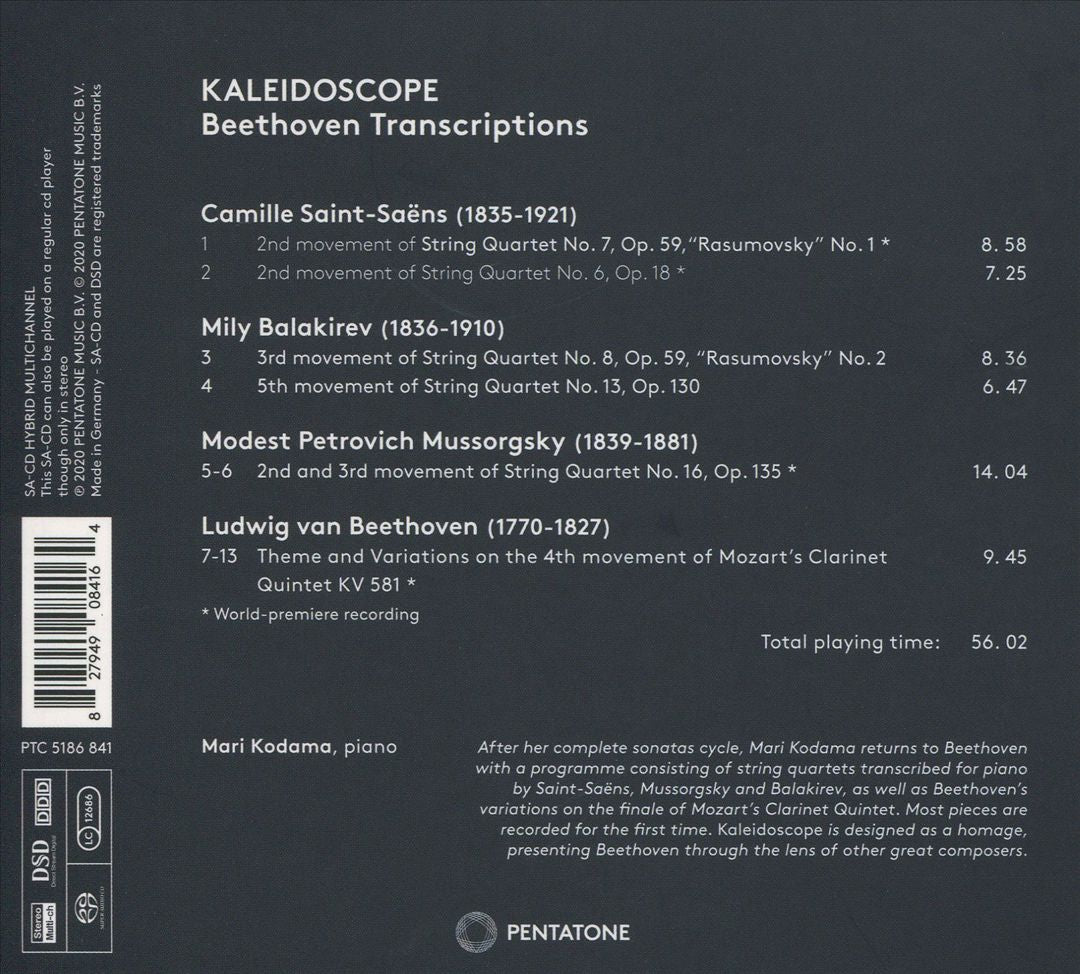 Kaleidoscope: Beethoven Transcriptions cover art