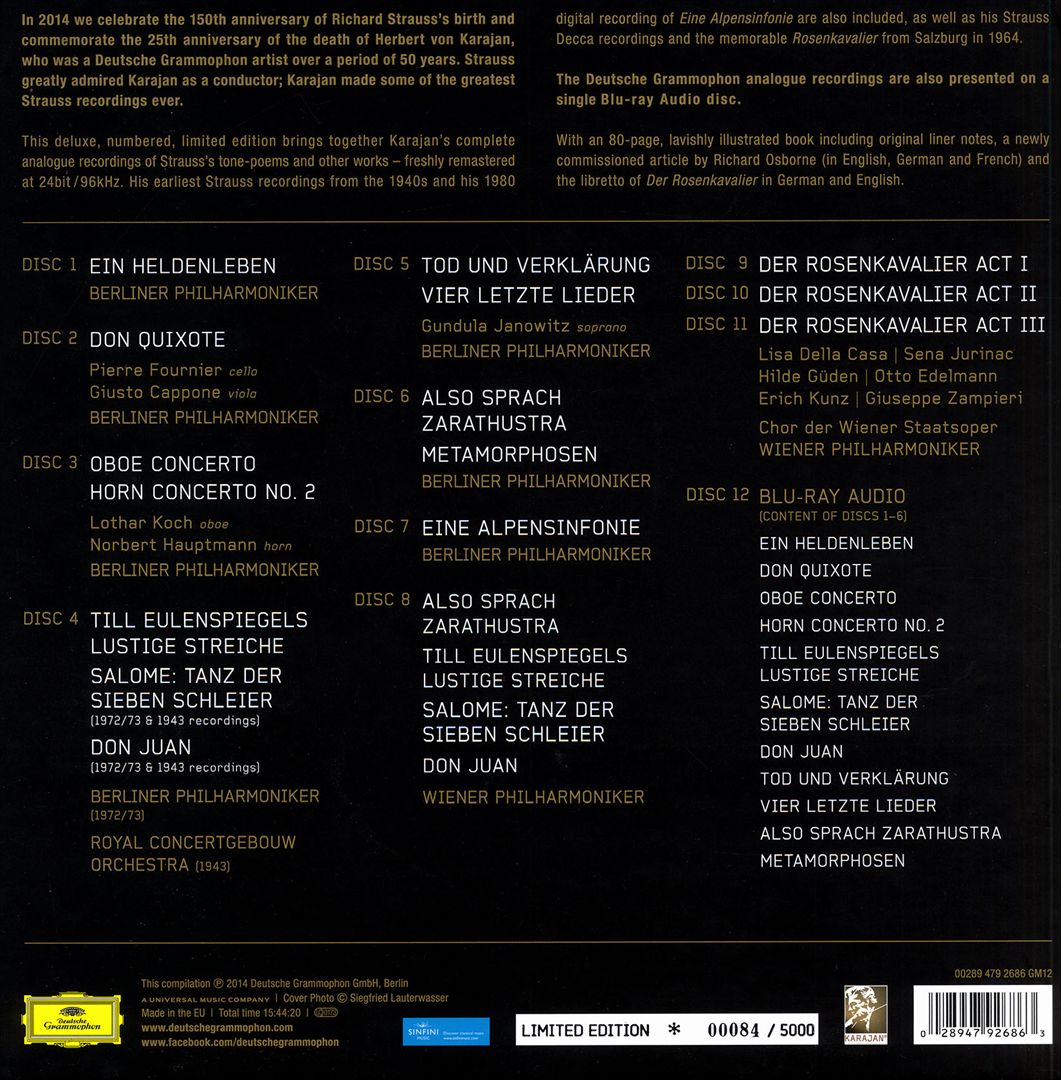 Karajan: Strauss [Deluxe Box] cover art