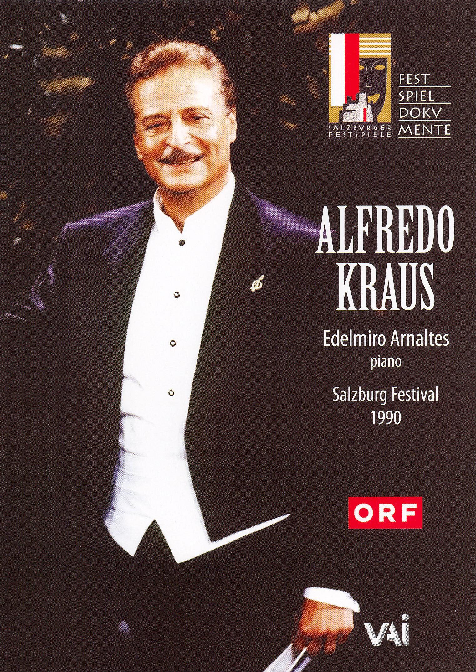 Alfredo Kraus: Salzburg Festival 1990 cover art