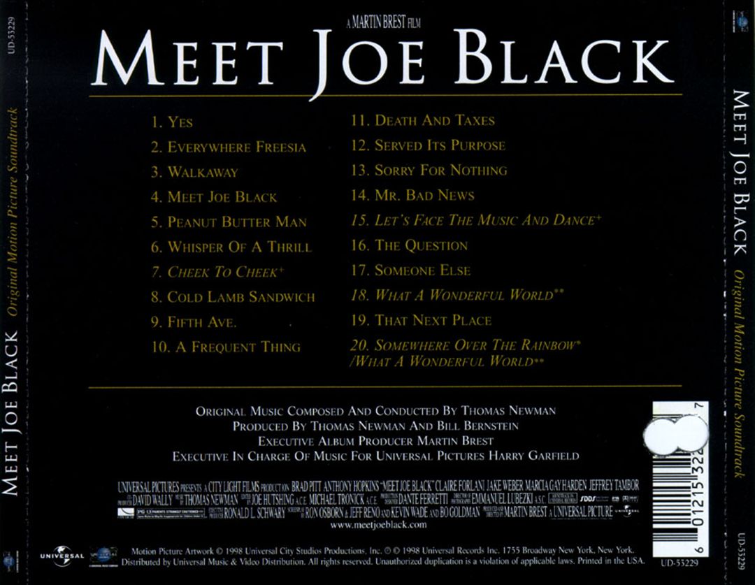 Meet Joe Black [Original Motion Picture Soundtrack] cover art