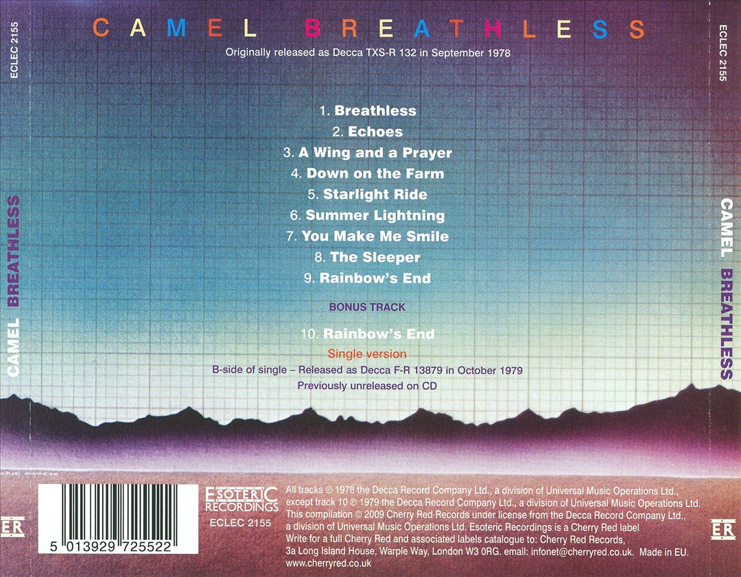 Breathless [Bonus Track] cover art