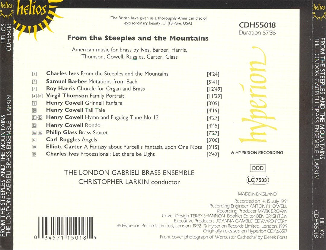 From the Steeples and the Mountains cover art