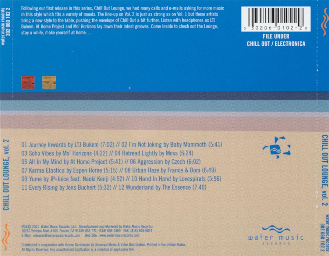 Chill Out Lounge, Vol. 2 cover art
