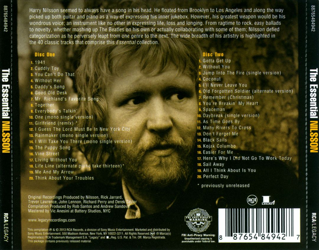 Essential Nilsson cover art