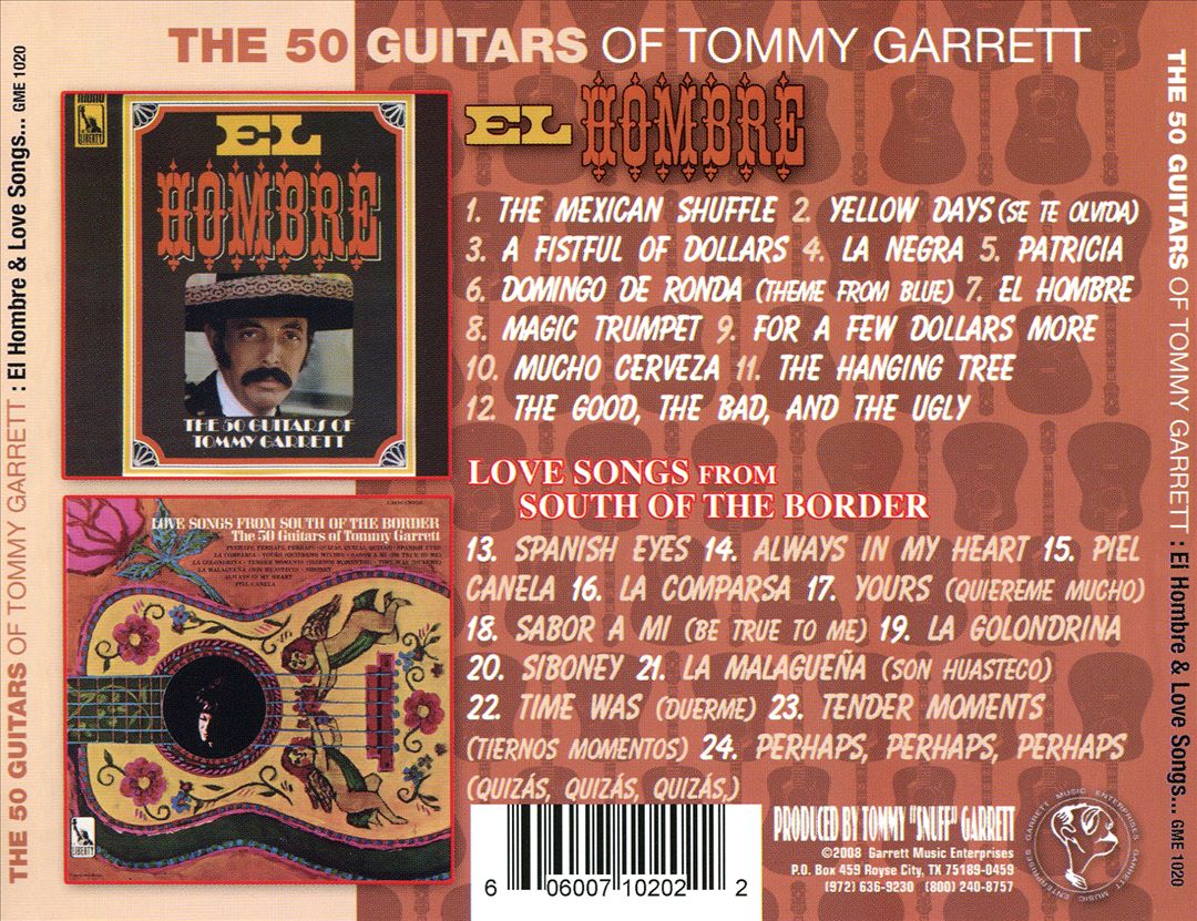 Hombre/Love Songs from South of the Border cover art