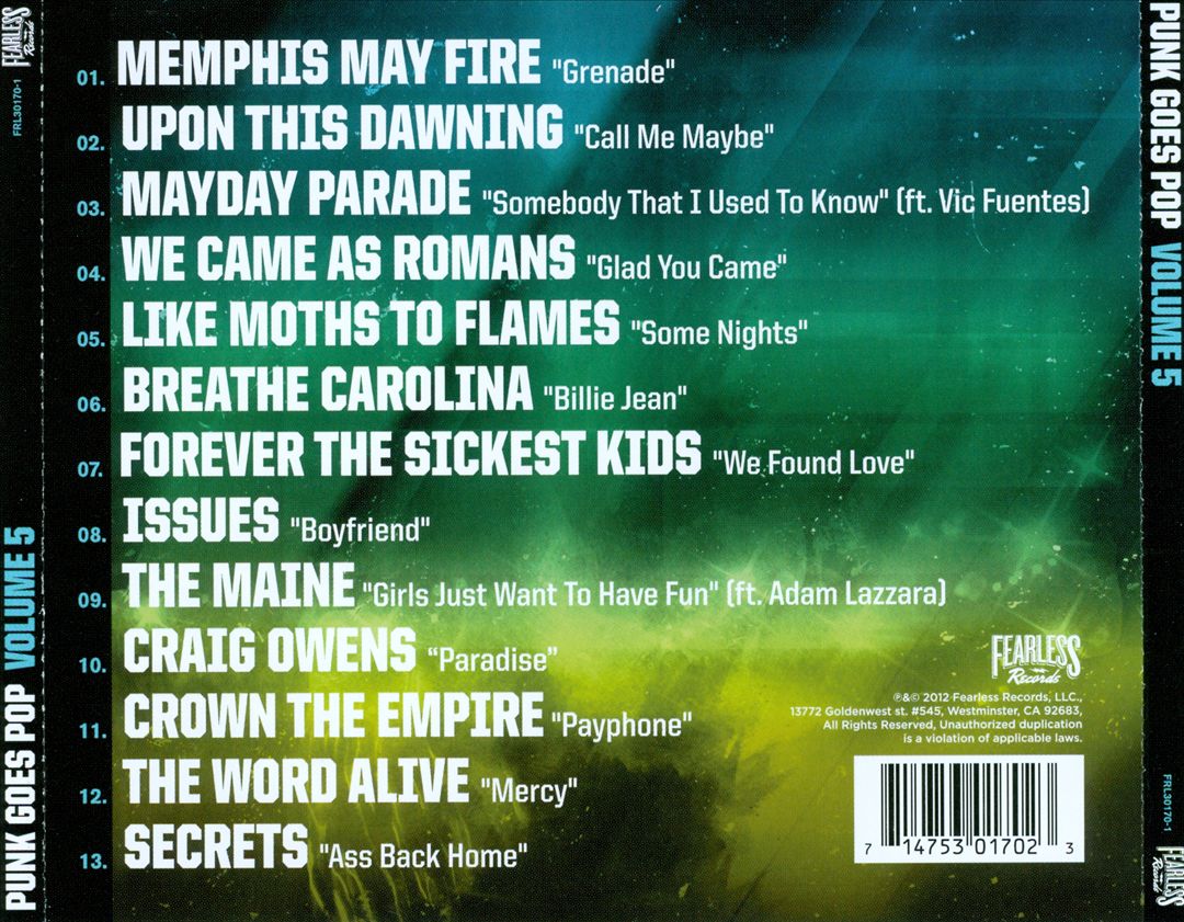 Punk Goes Pop, Vol. 5 cover art