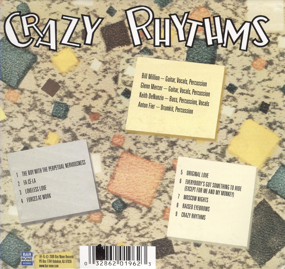 Crazy Rhythms [Bonus Tracks] cover art