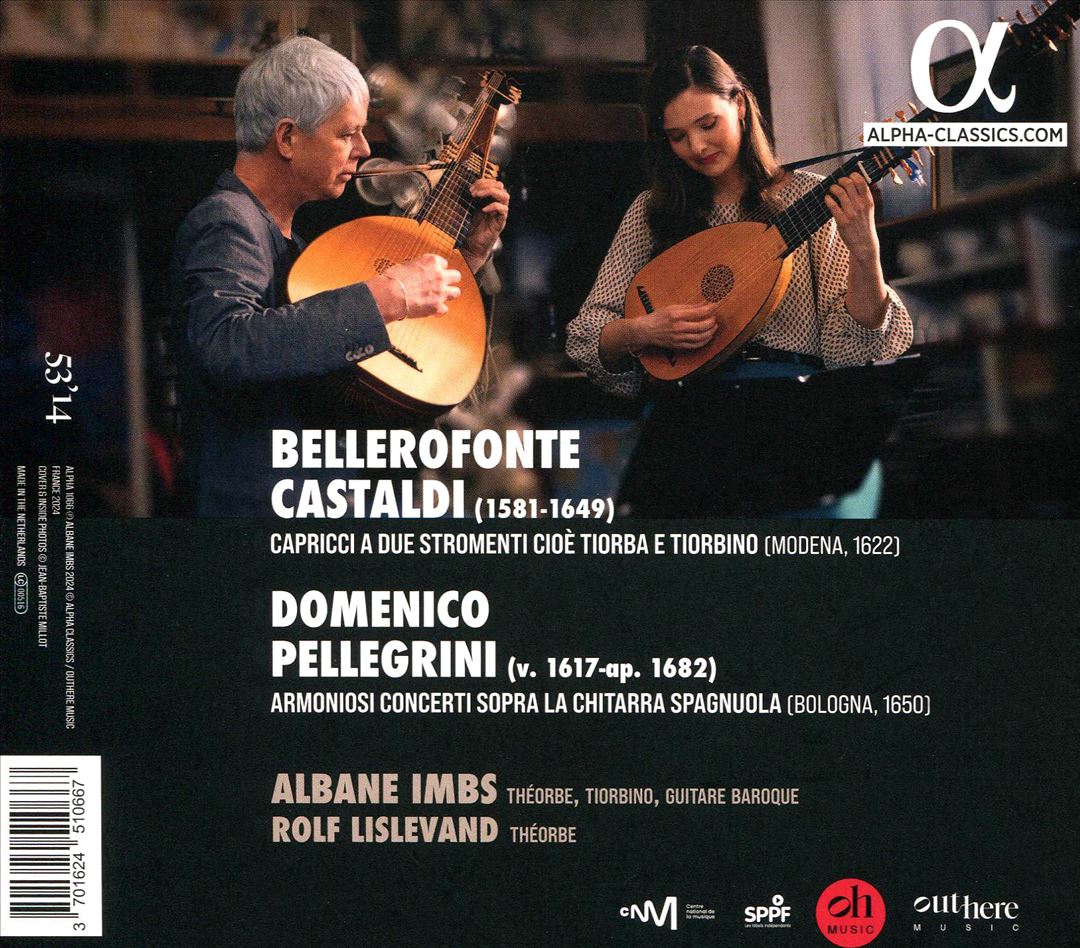 Capricci: Castald, Pellegrini cover art