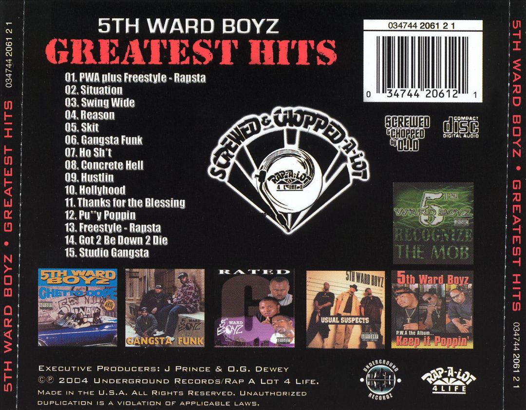 Greatest Hits [Screwed and Chopped] cover art