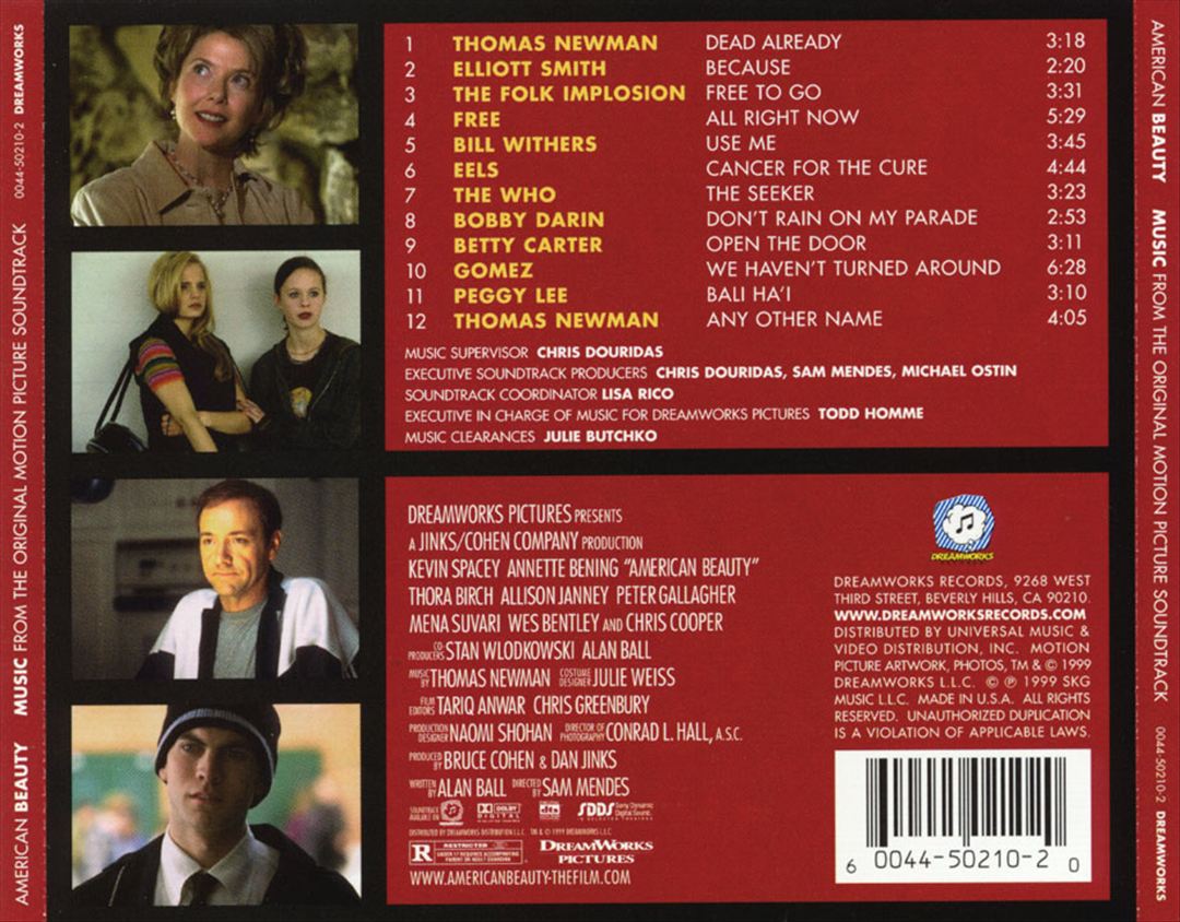 American Beauty [Original Soundtrack] cover art