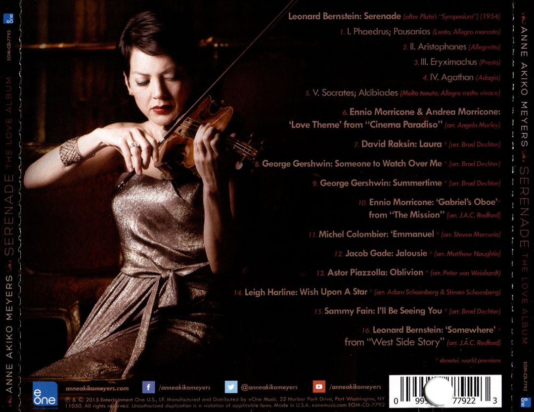 Serenade: The Love Album cover art