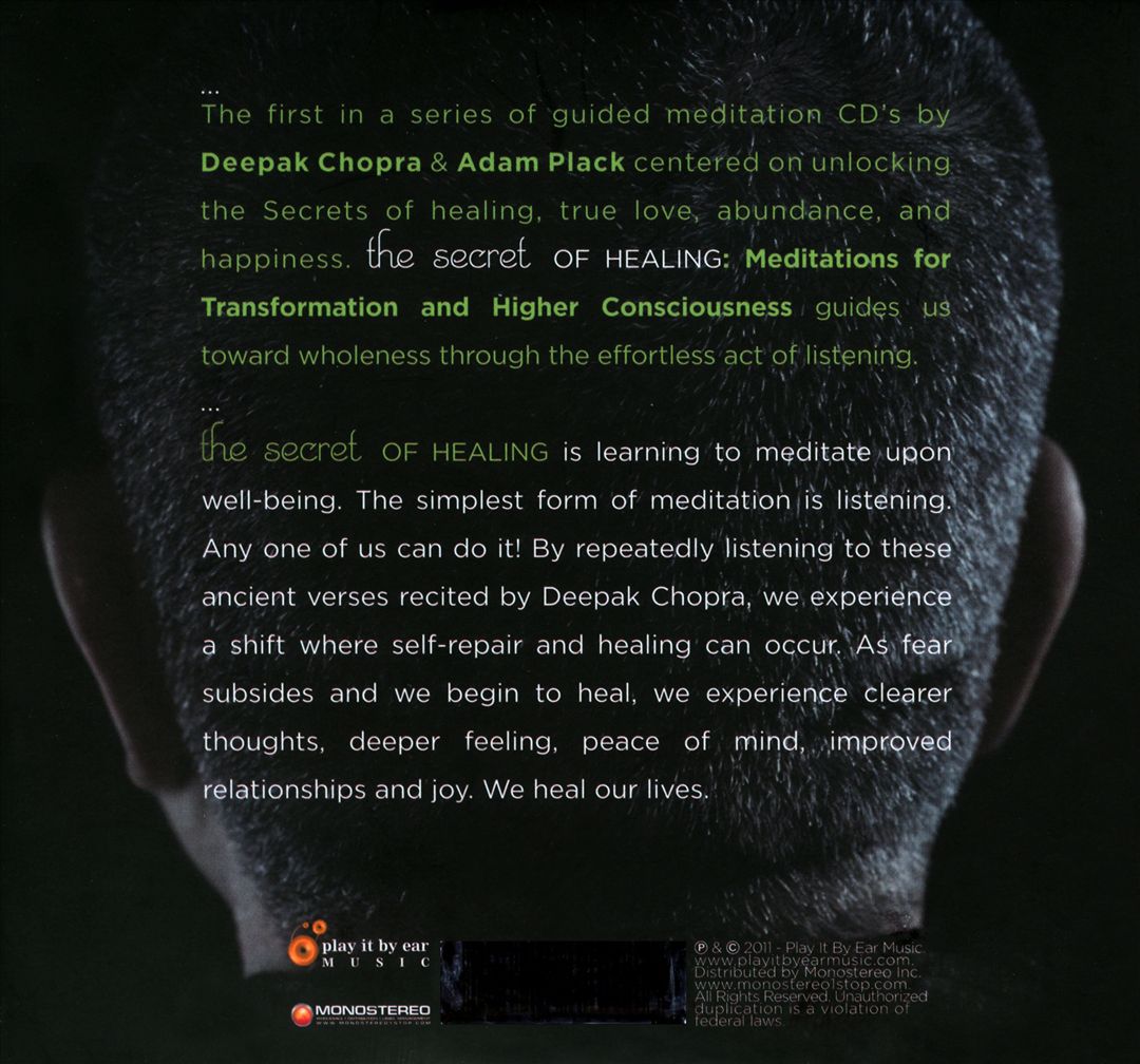 Secret of Healing: Meditations For Transformation and Higher Consciousness cover art