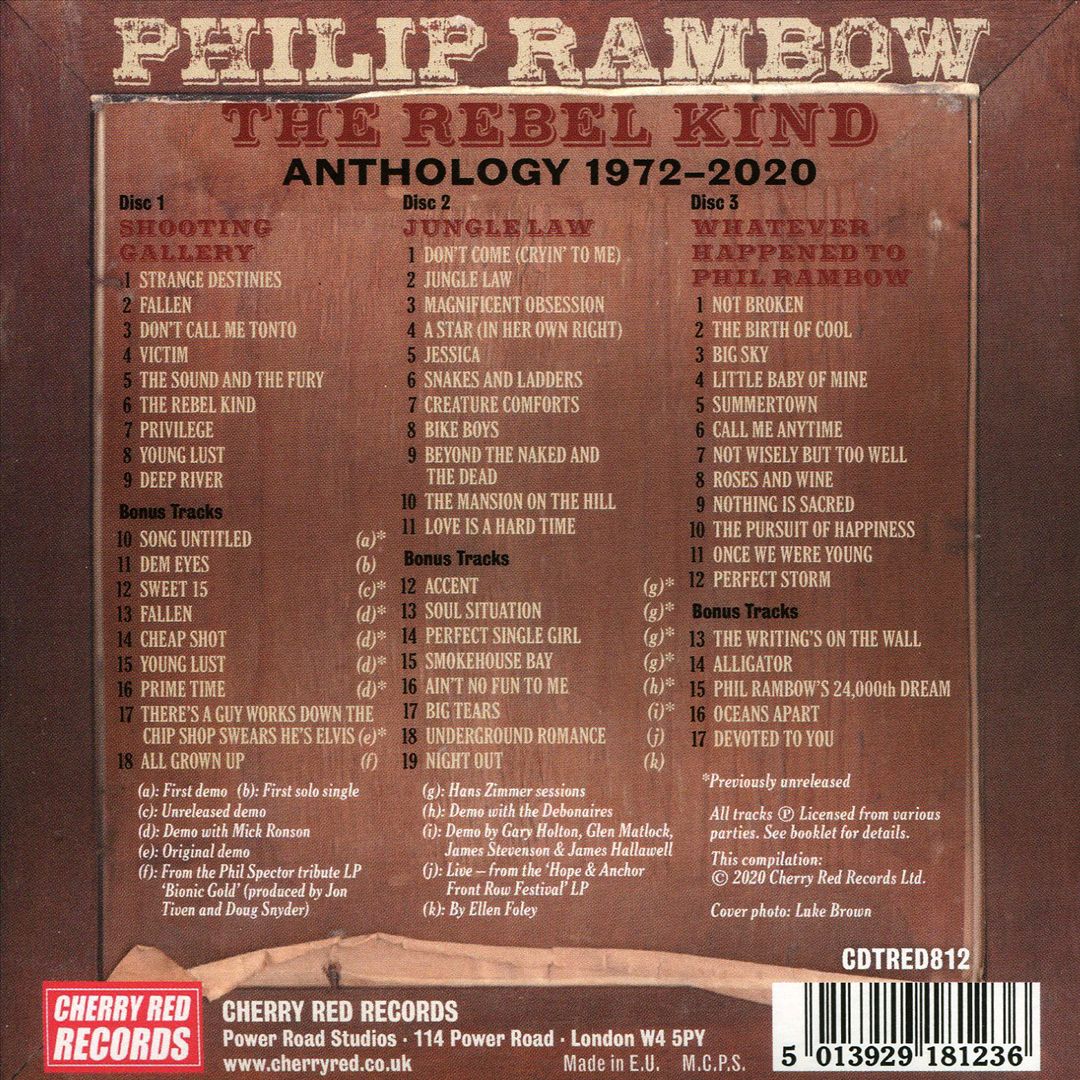 Rebel Kind [Anthology 1972-2020] cover art