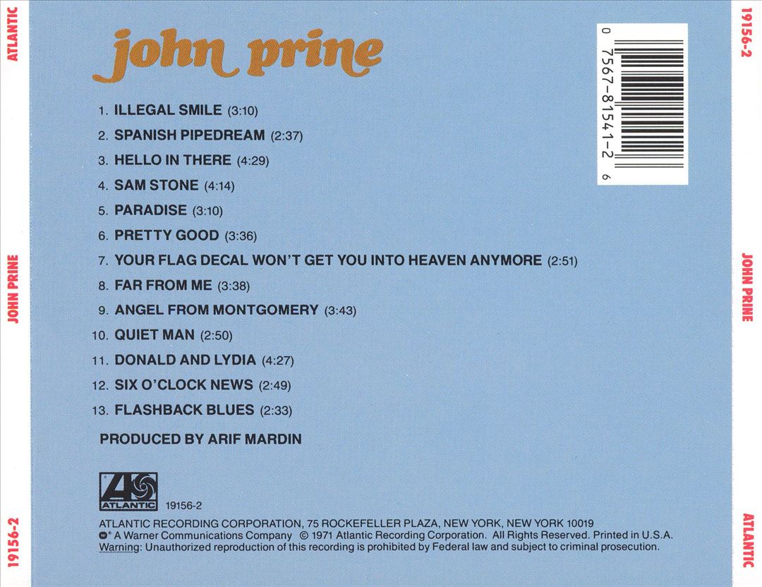 John Prine cover art