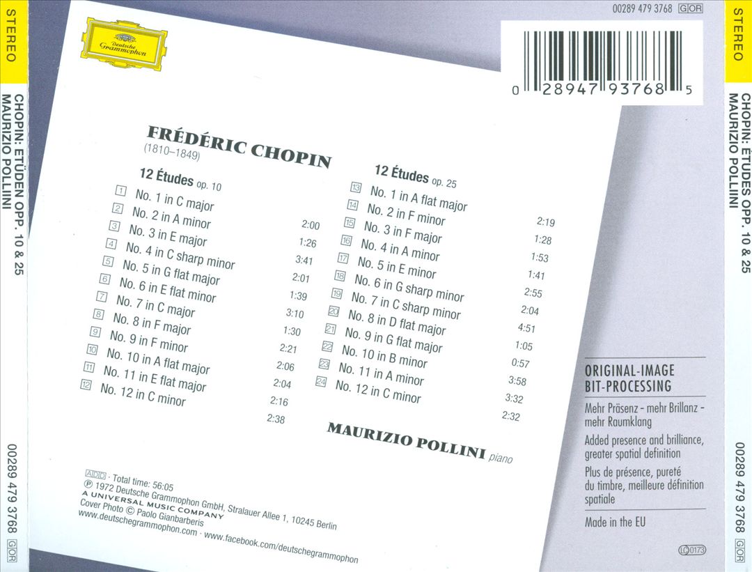 Chopin: Etudes cover art