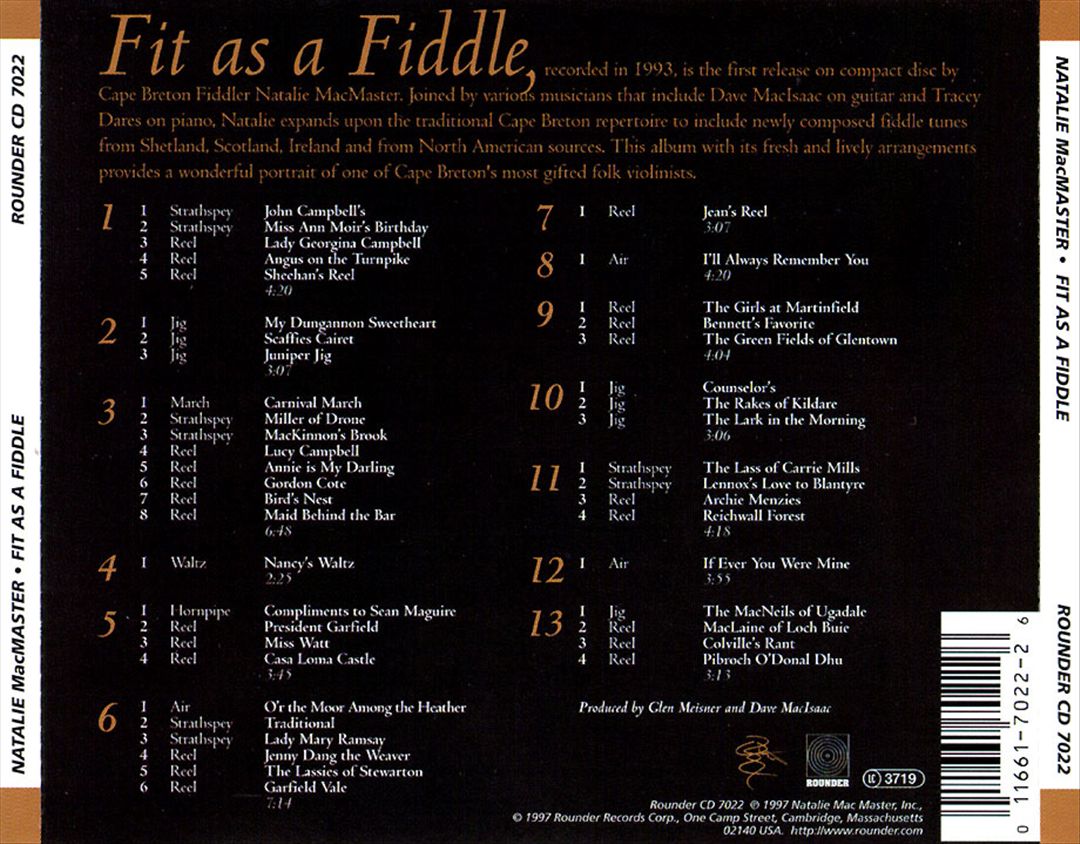 Fit as a Fiddle cover art
