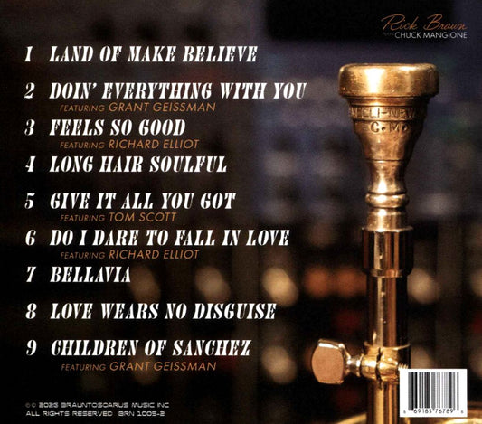 Rick Braun Plays Chuck Mangione cover art