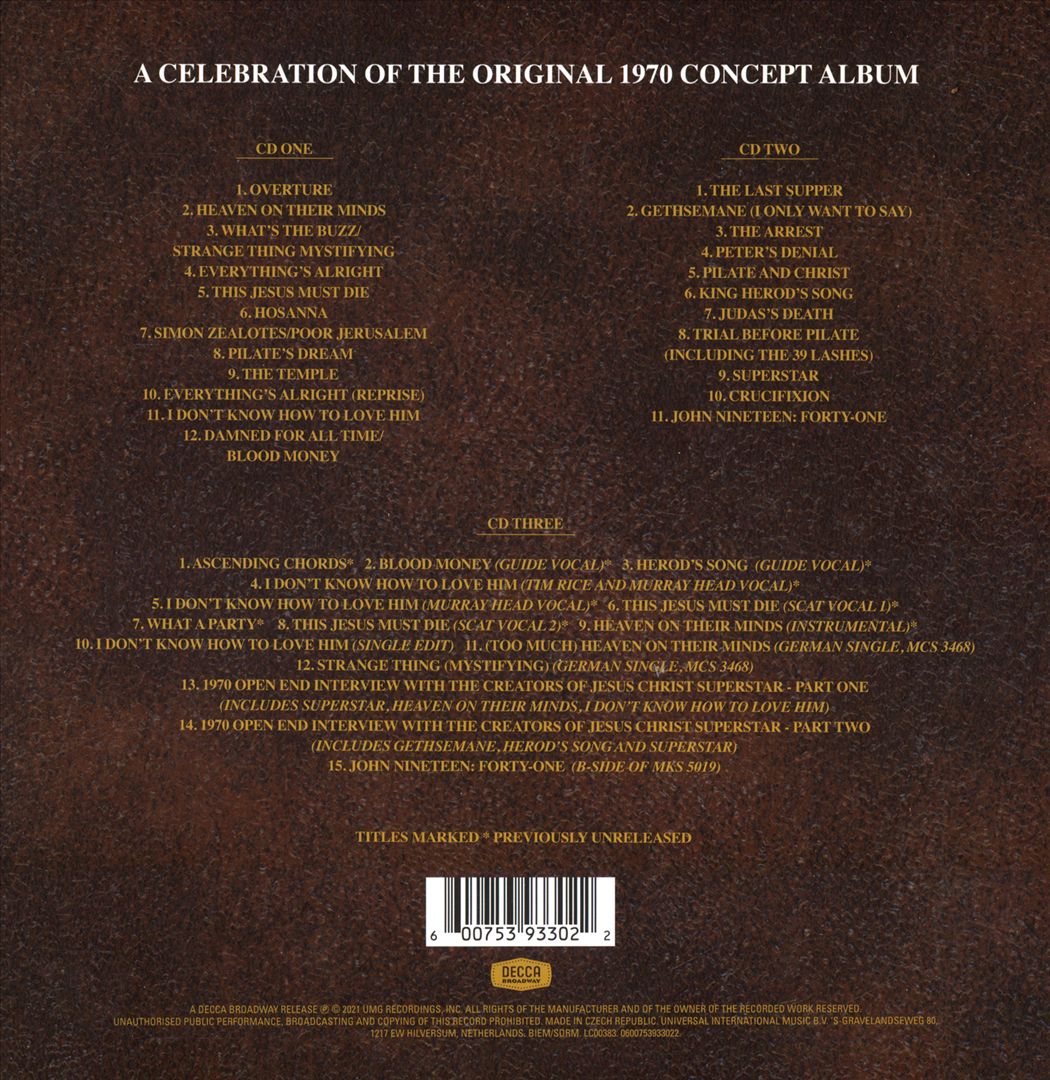 Jesus Christ Superstar [Deluxe 50th Anniversary Edition] cover art