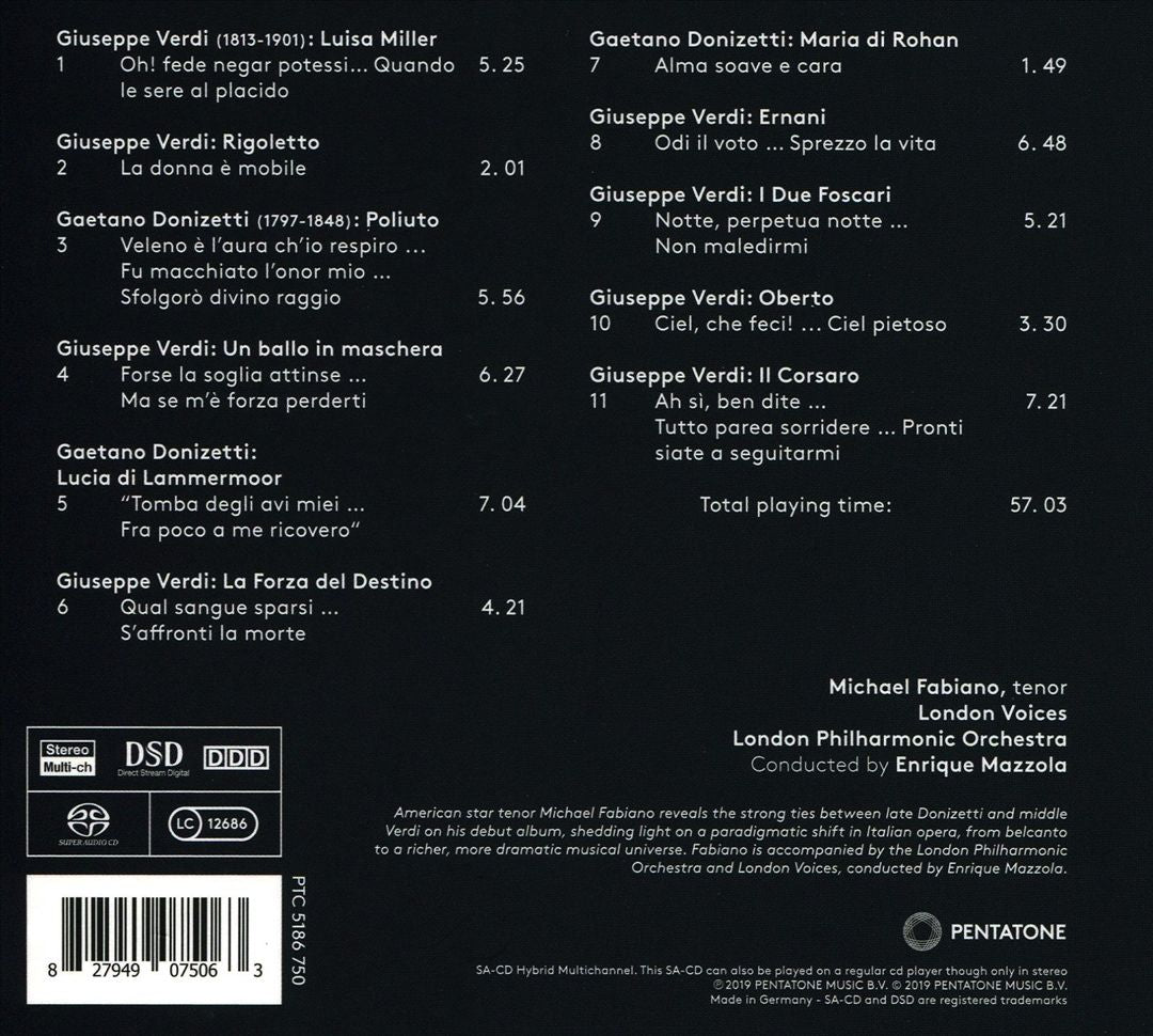 Verdi, Donizetti cover art