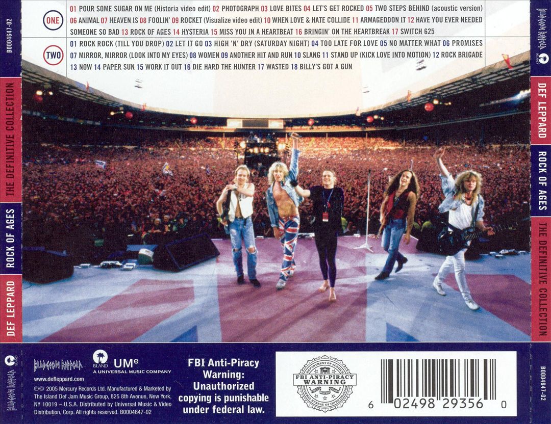 Rock of Ages: The Definitive Collection cover art