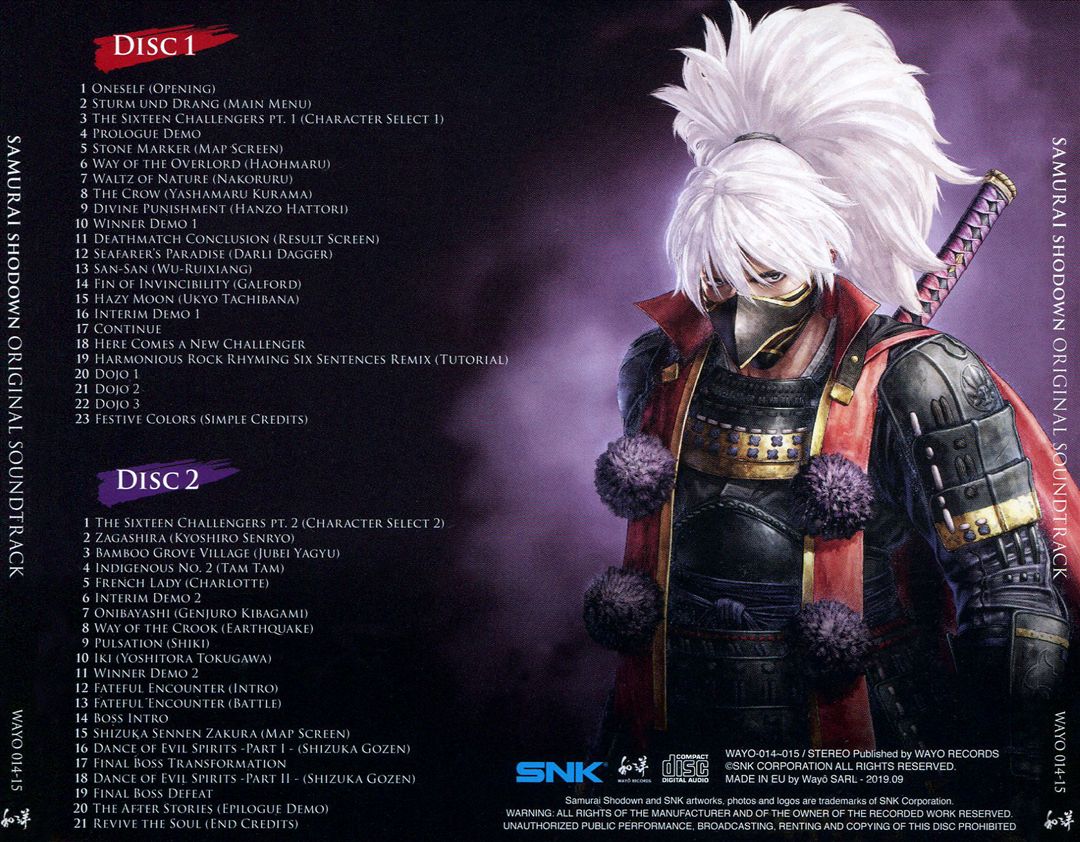 Samurai Shodown [Original Game Soundtrack] cover art