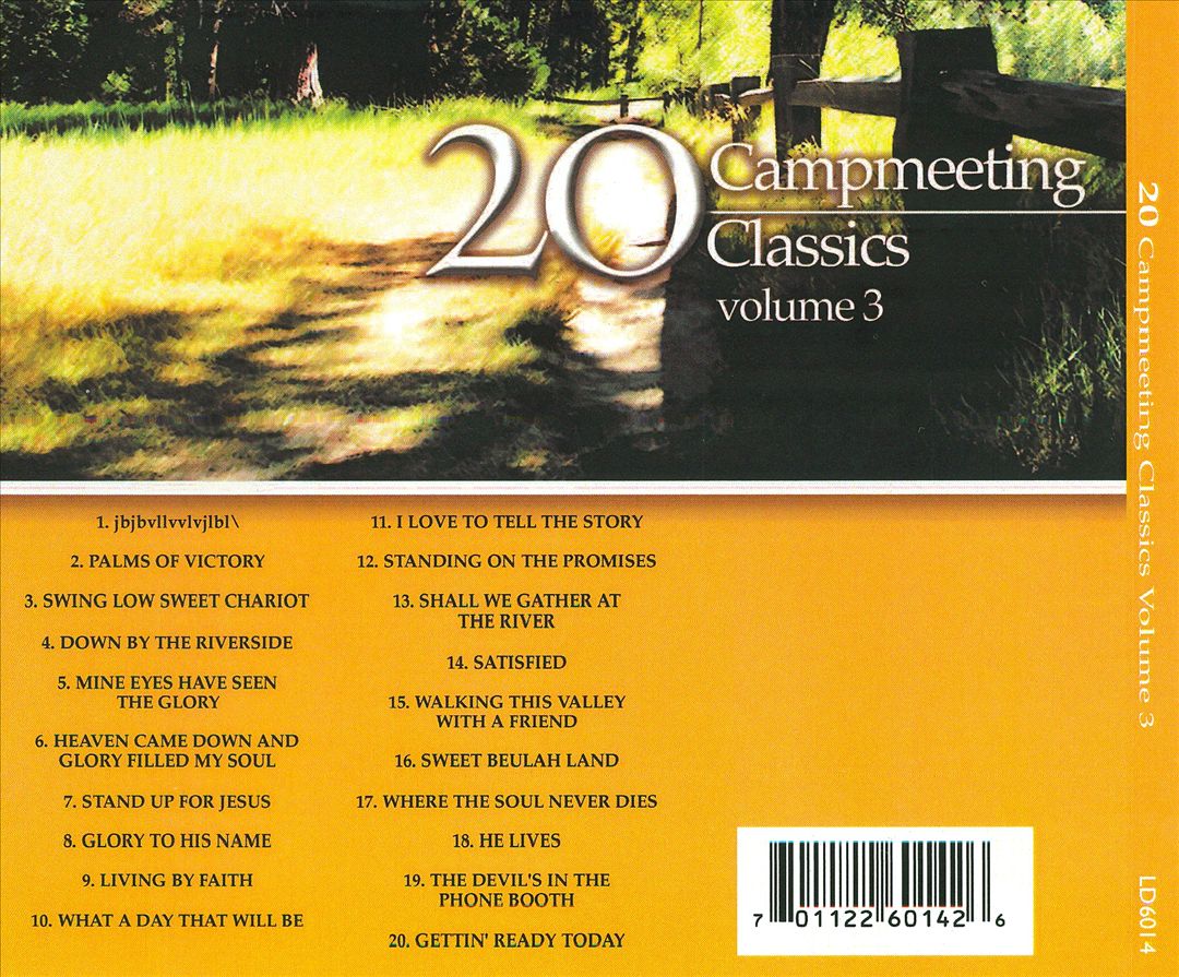 20 Campmeeting Classics, Vol. 3 cover art