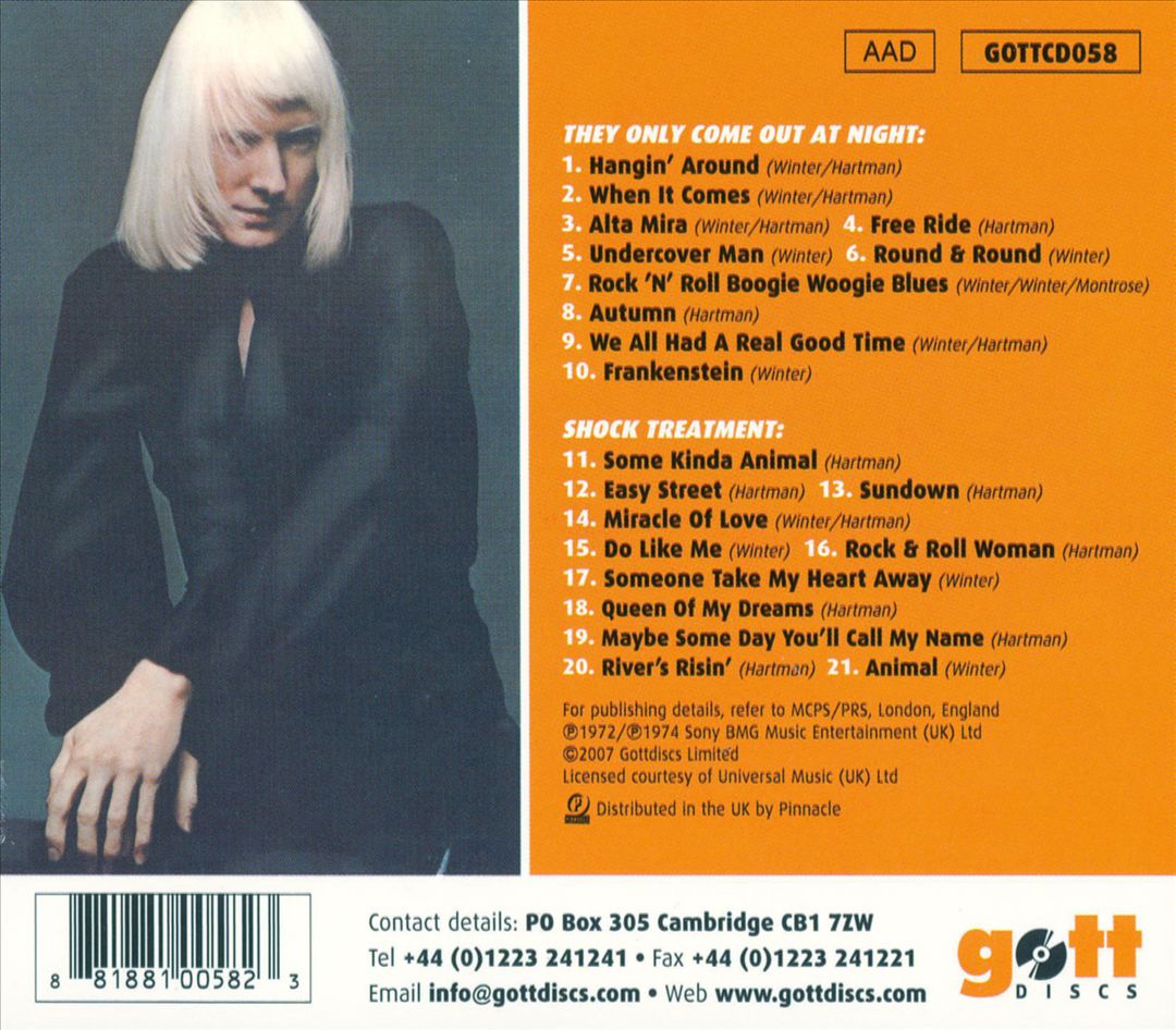 They Only Come Out At Night/Shock Treatment cover art