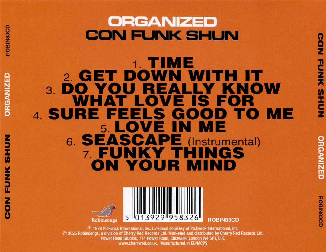 Organized Con Funk Shun [Bonus Tracks] cover art