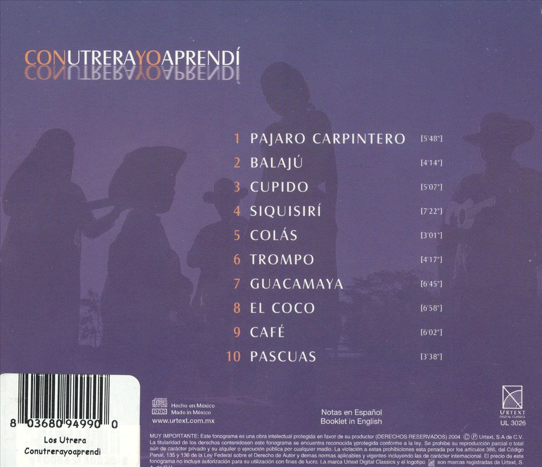 Con Utrera Yo Aprendí cover art