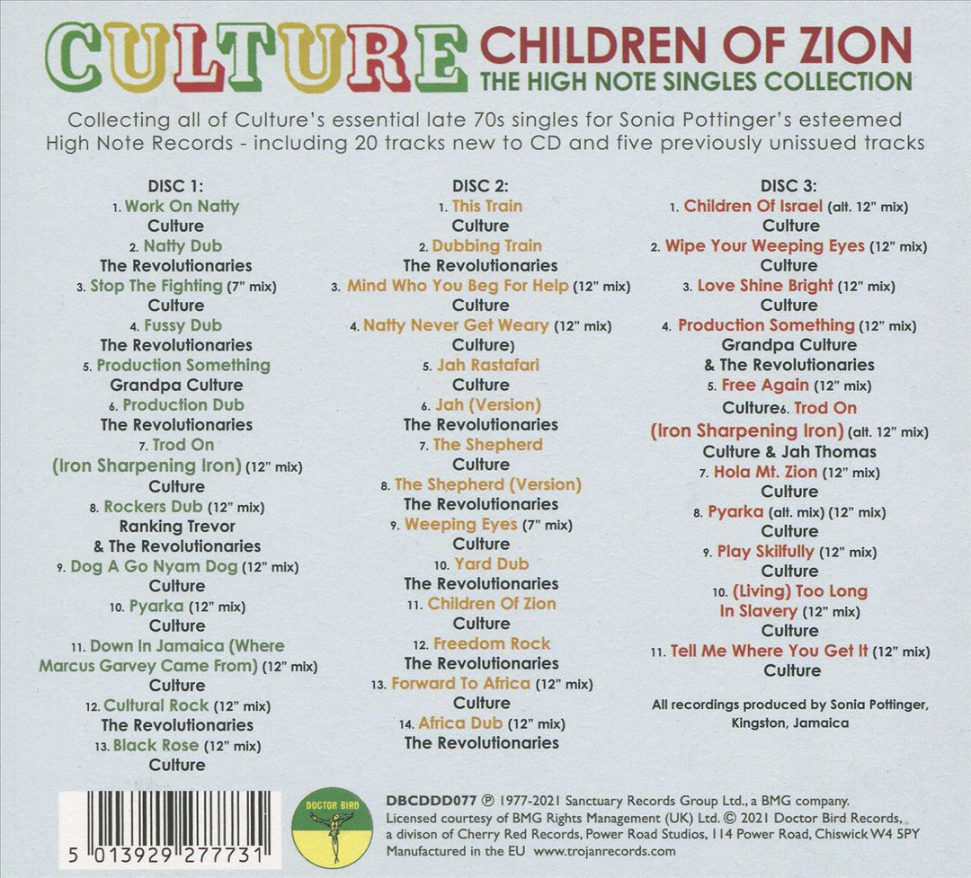 Children of Zion: The High Note Singles Collection cover art