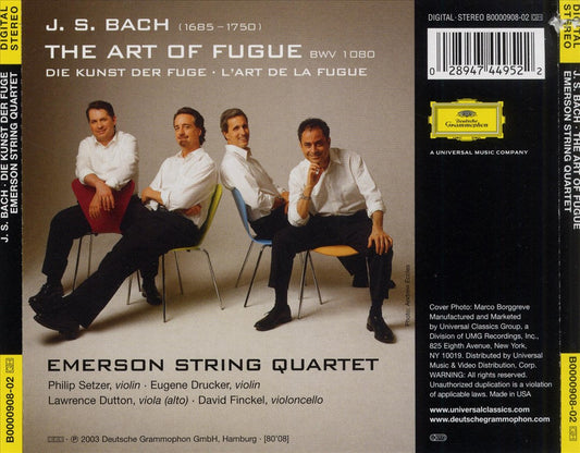 Bach: The Art of Fugue cover art