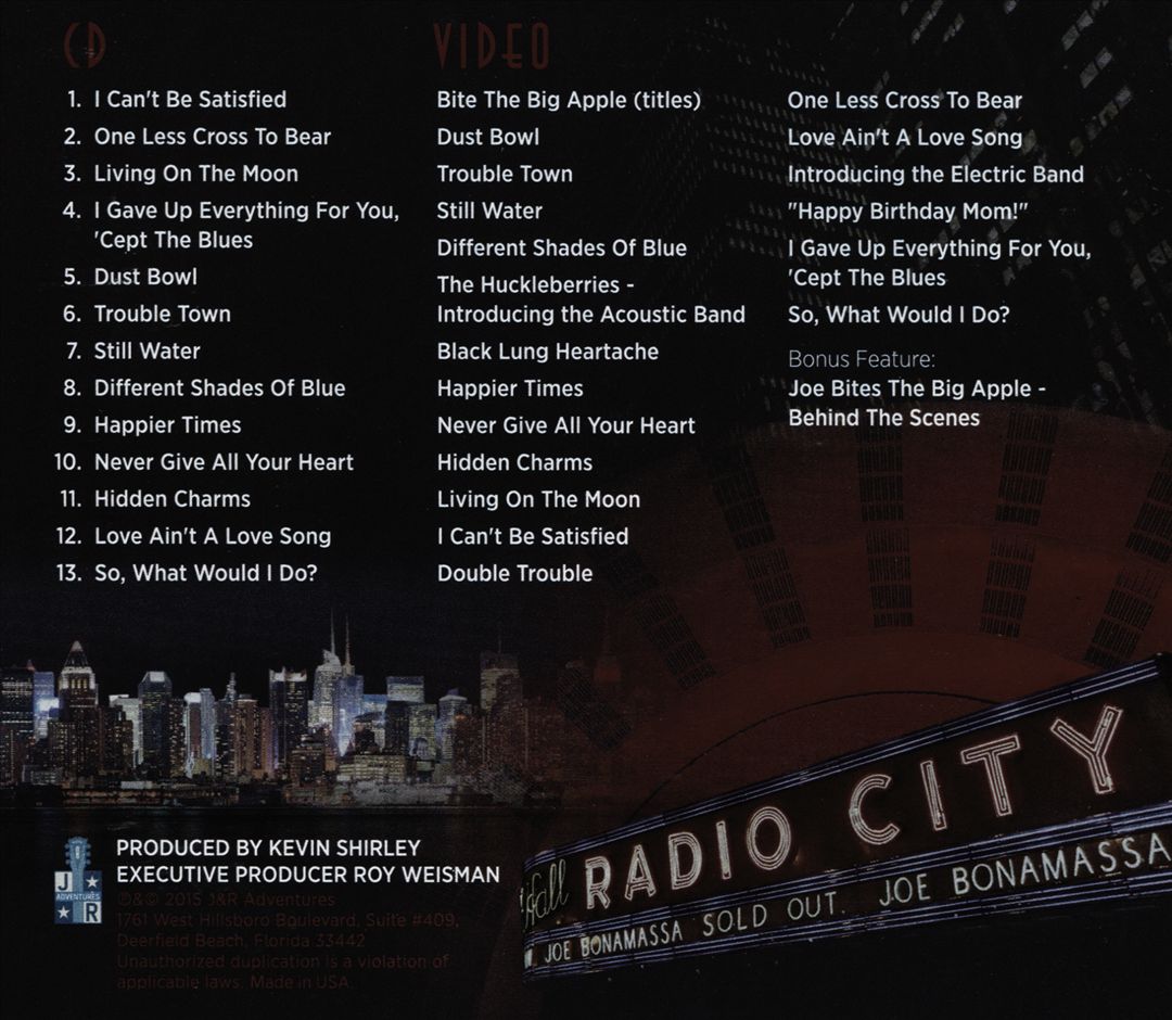 Live at Radio City Music Hall [CD/DVD] cover art