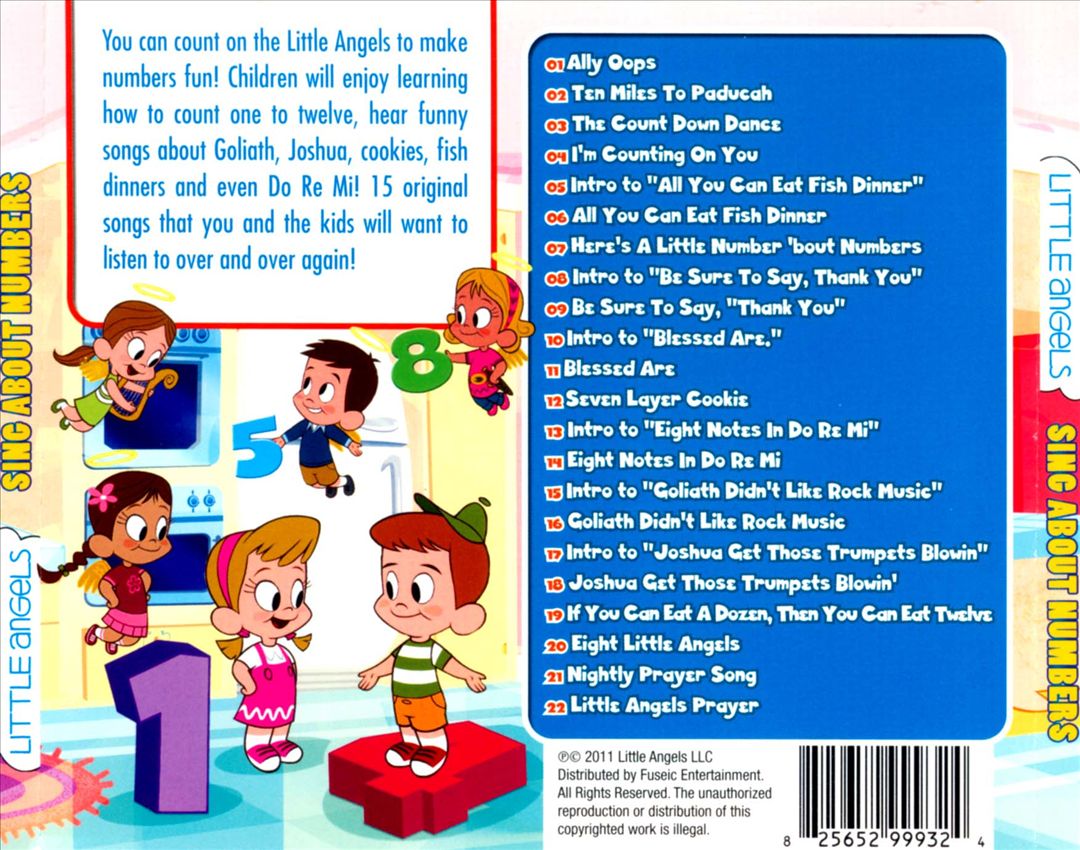 Little Angels Sing About Numbers [Enhanced] cover art