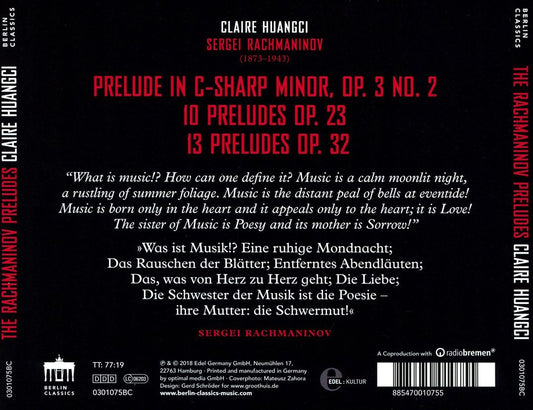 Rachmaninov Preludes cover art