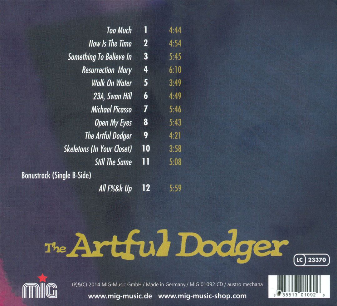 Artful Dodger cover art