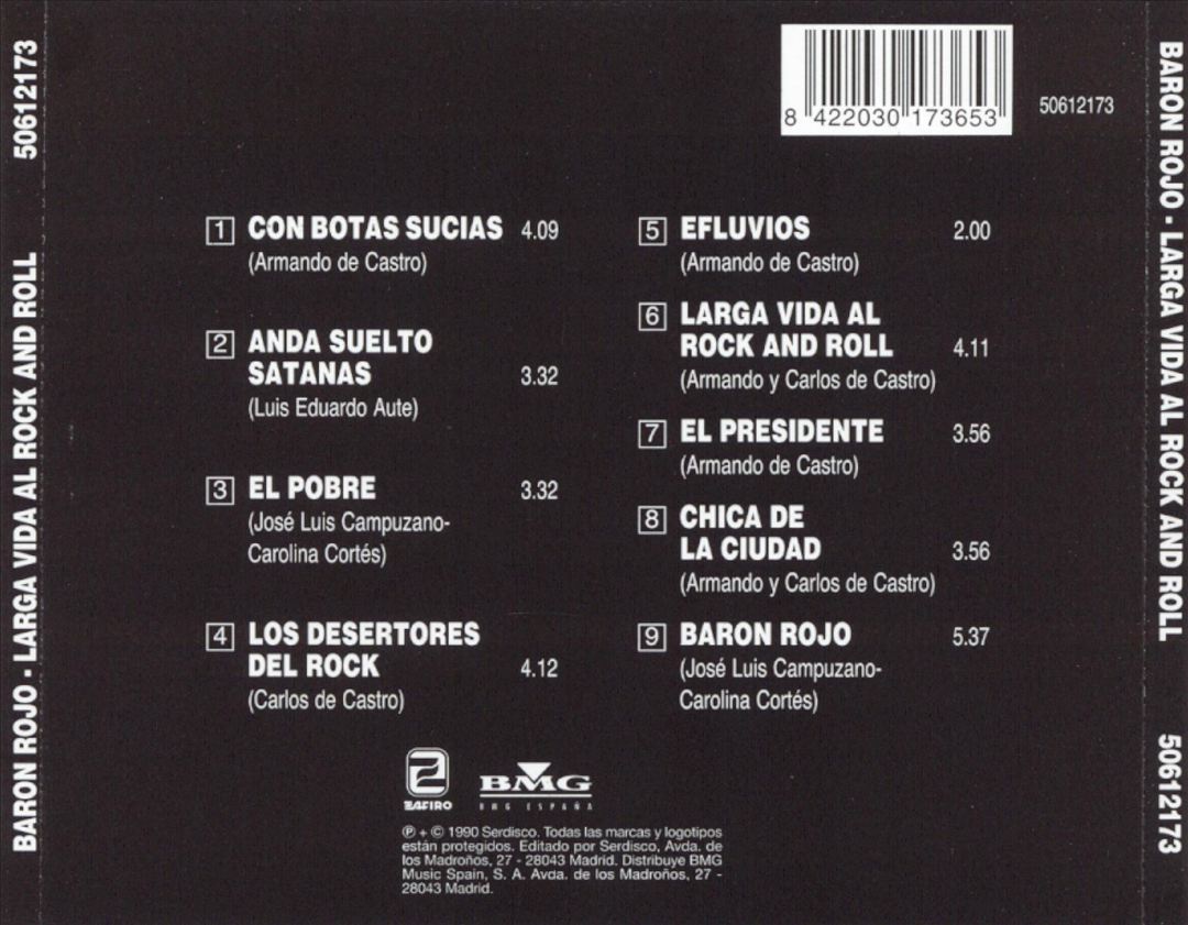Larga Vida Al Rock and Roll cover art